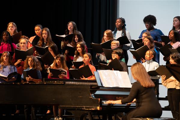 2023 All County Chorus Students Performing